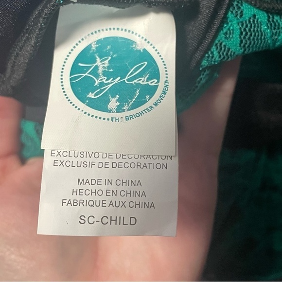 Do your thing kelly green dance costume Laylas costumes size small - Picture 5 of 13